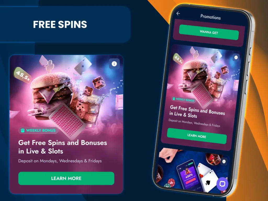 Some live casinos offer free bets for table games like roulette or blackjack.