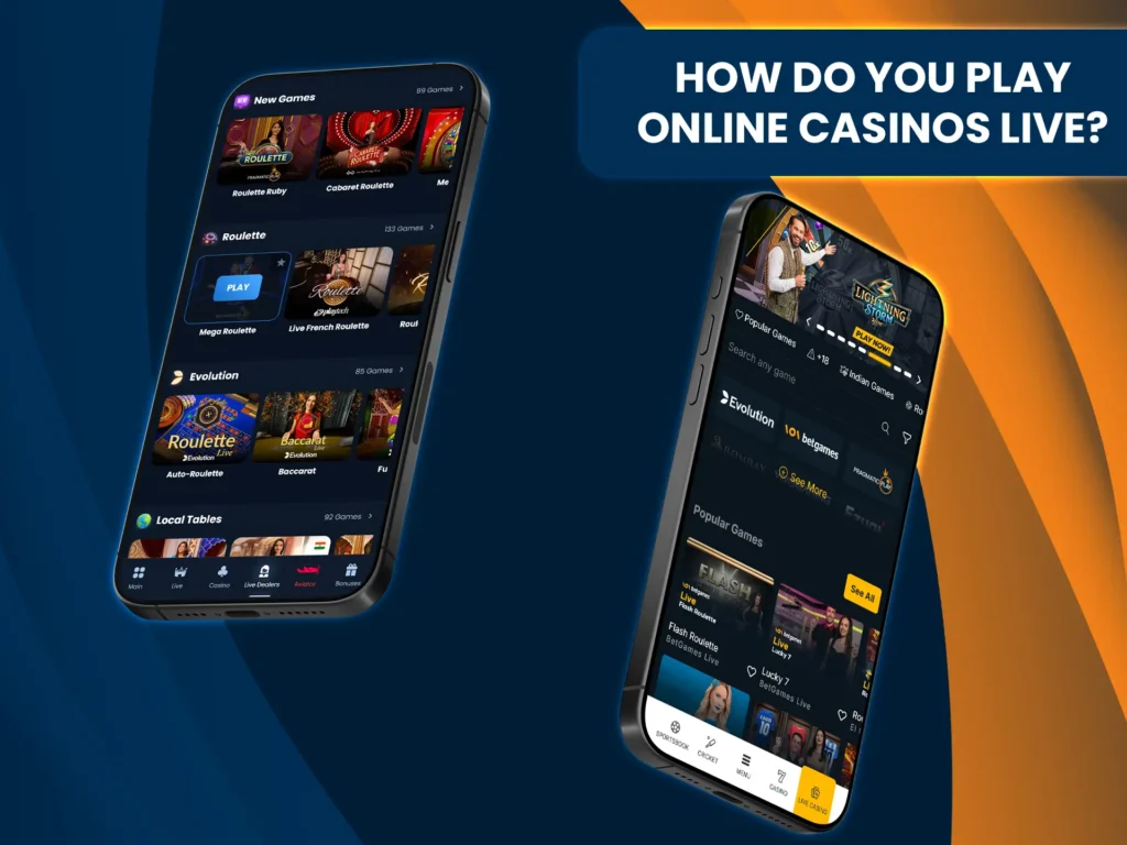 Use the instructions to start playing live casino without any problems.