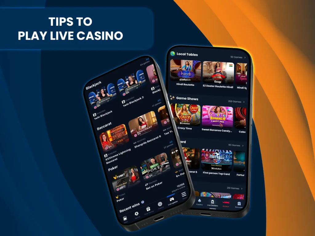 Read on for tips that will increase your chances of winning at a live casino.