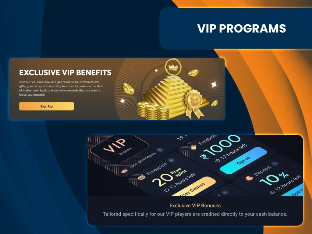 Loyalty programs and VIP clubs provide regular players with access to exclusive perks.