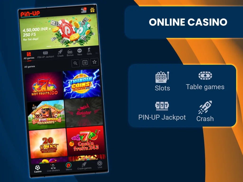 PinUp Casino provides a vast selection of games to cater to all tastes.