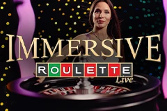 Play Immersive Roulette live casino game and win big.