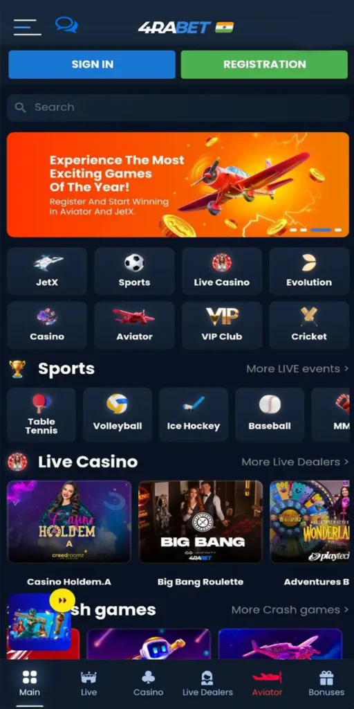 Choose the best live casino and win big.