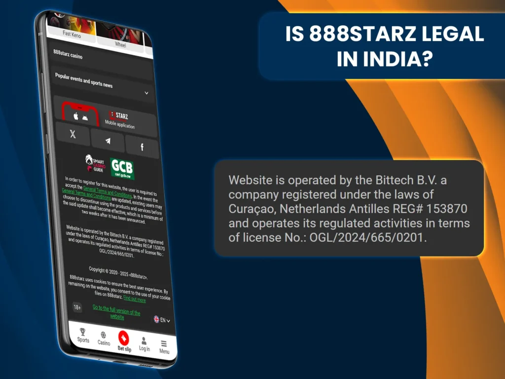 888Starz holds a valid license in Curaсao, although Indian players should verify local gaming laws.
