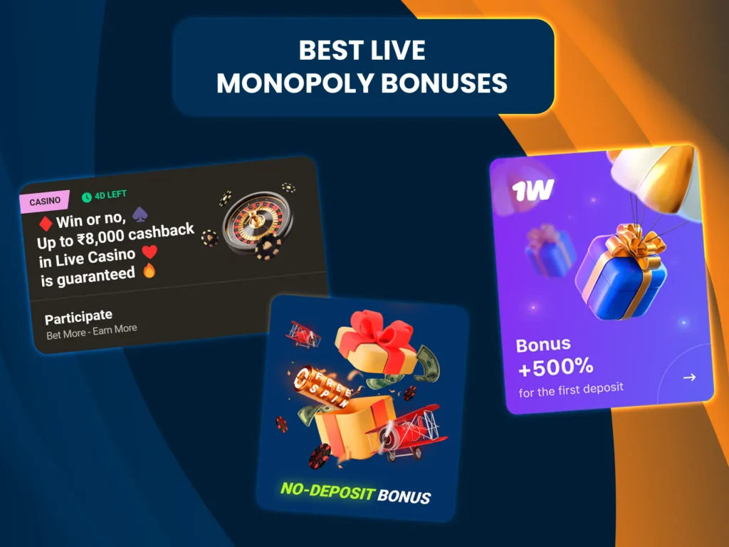 Use live casino promotions to boost your Monopoly play.