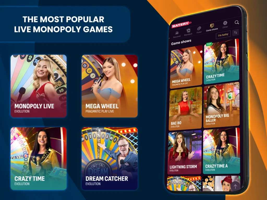 Different versions of live casino Monopoly have uniqe mechanics and features.