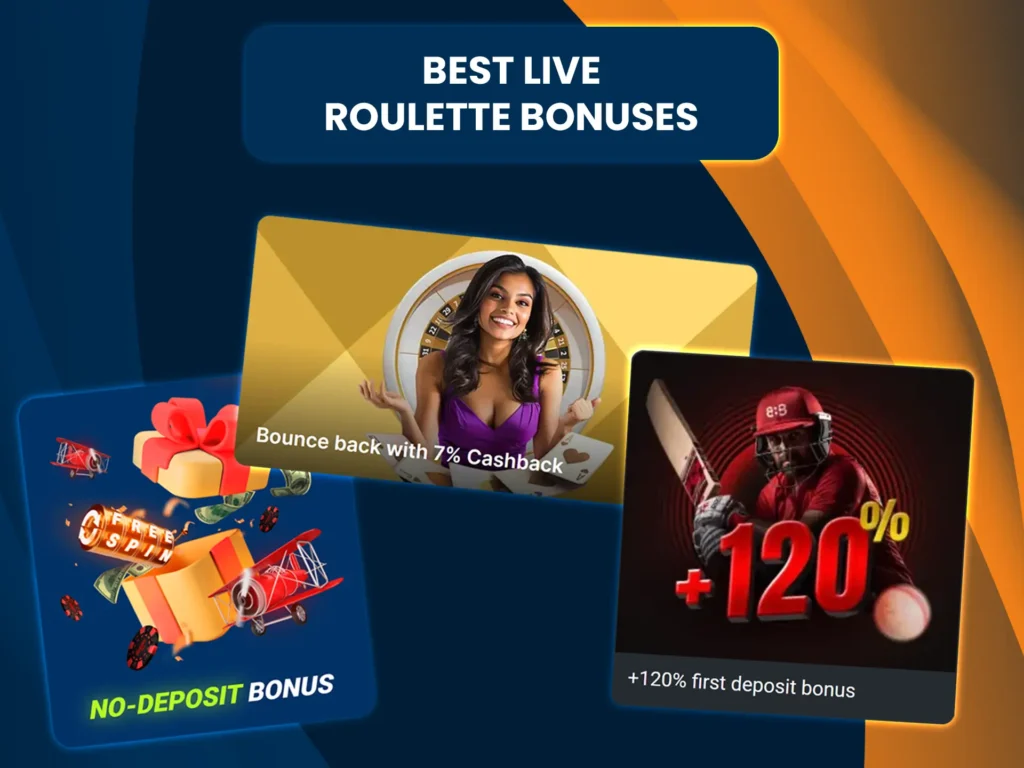 Live casinos offer various bonuses for playing poker.