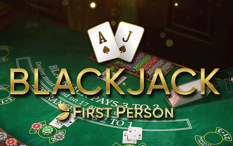 Receive two starting cards and place your bet in First Person Blackjack.