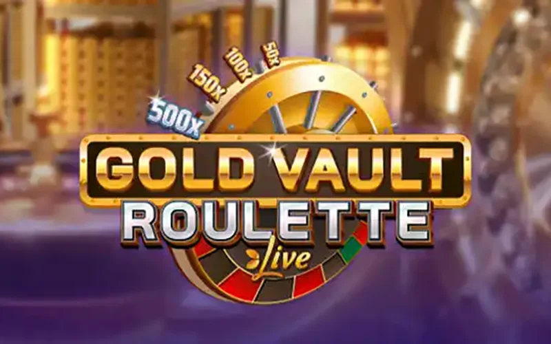 Place a bet on your favourite number in Gold Vault Roulette.