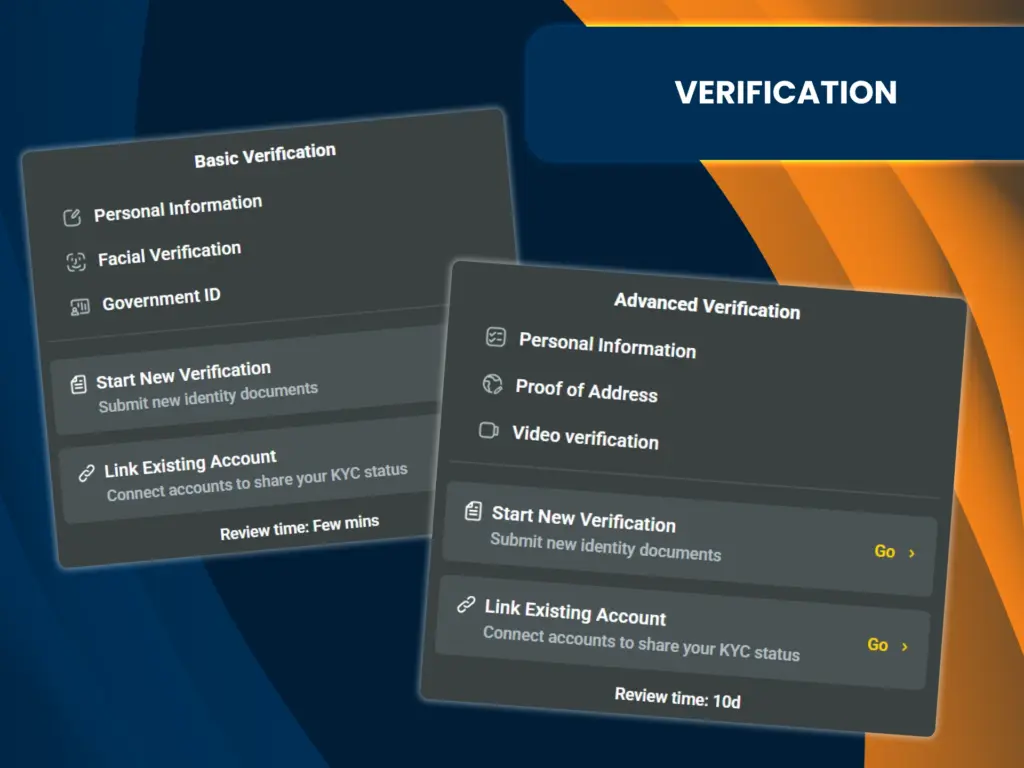 Complete the KYC verification to ensure your safety at JB Casino.