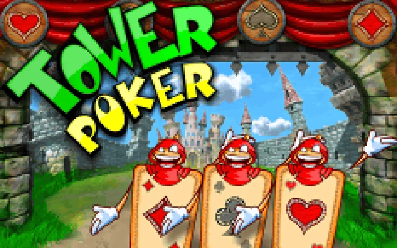 Win the pot after a bold decision at Tower Poker.