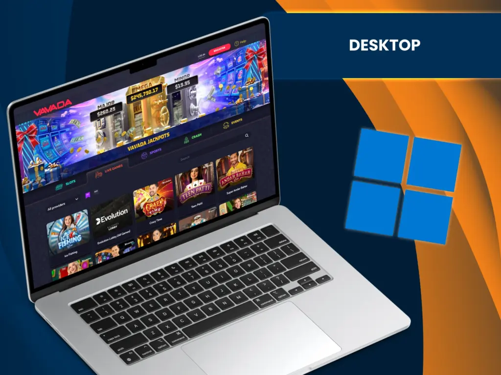 The desktop version of Vavada is available to players from India.